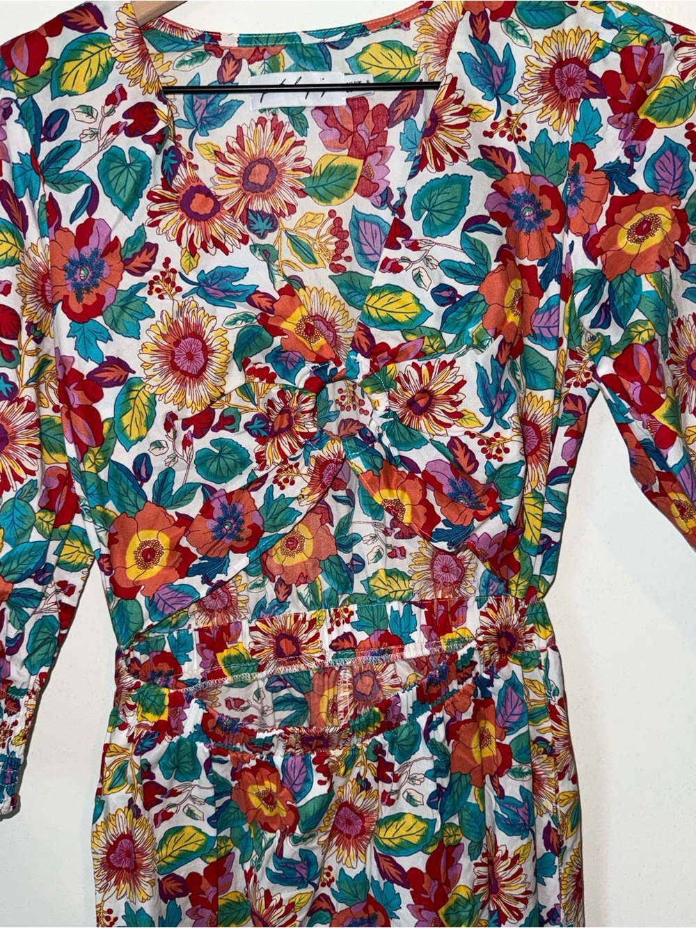 Petal & Pup Multicolor Floral Midi Dress - Picture 3 of 7